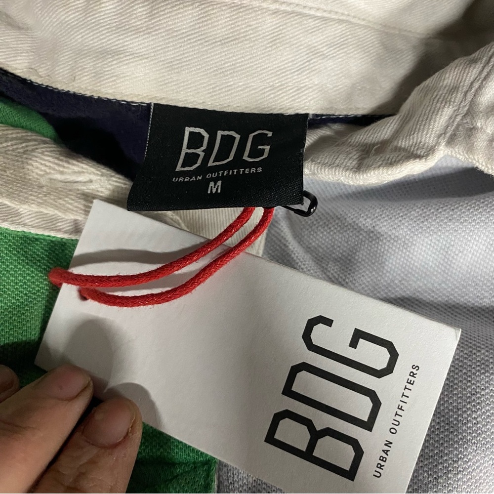 BDG Colorblock Rugby Polo Oversized Tee - Picture 8 of 8